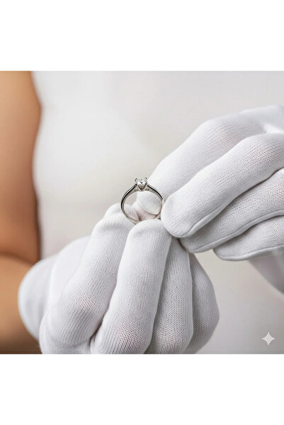 Newa Jewellry Kuyumcu Eldiveni 2'li — Siyah & Beyaz, Likralı