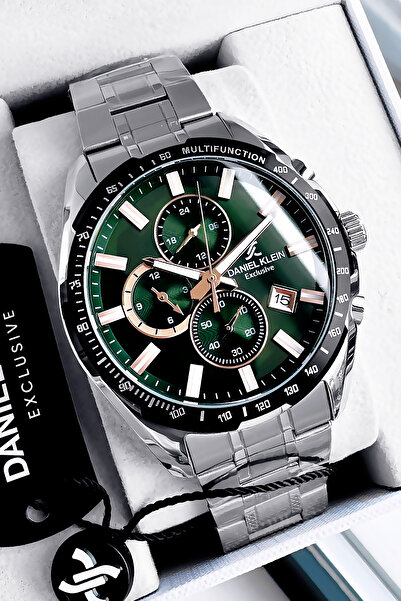 Daniel Klein Exclusive Orijinal Erkek Kol Saati Su Geçirmez Gümüş Renk Çelik ...