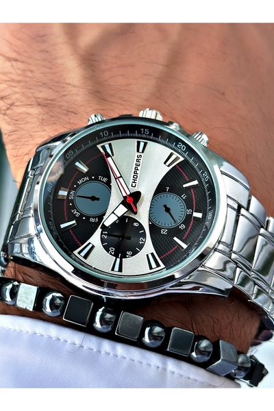 Weluxa Gece Görülebilen Fosforlu Akrep Yelkovan Gümüş Renk Erkek Kol Saati Ve...