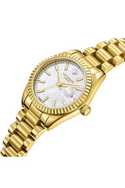 Lee Cooper Lc08126.120 Women's Wristwatch | Gold Color, Steel Cord, Quartz Movement