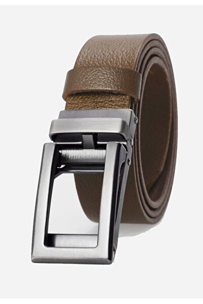 derikem Κλασική ανδρική ζώνη 100% γνήσιο Buffalo Leather χωρίς τρύπες με αυτόματη πόρπη