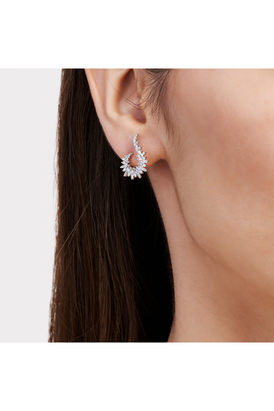 Altınbaş Pırlanta Baget Küpe