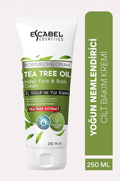 Escabel Çay Ağacı Yağlı Cilt Besleme Ve Nemlendirici Yoğun El, Yüz Ve Vücut K...
