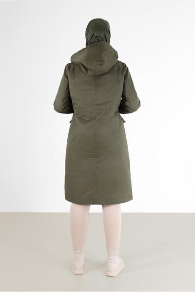 Alvina Parka 90214 - Drawstring Waist and Hooded