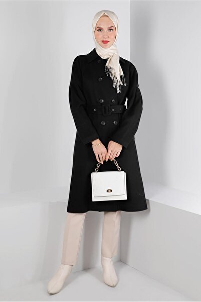 Alvina Пальто з поясом і ґудзиками 90344