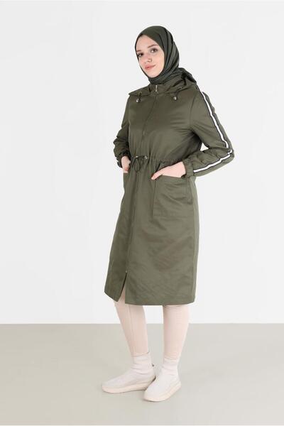 Alvina Parka 90214 - Drawstring Waist and Hooded