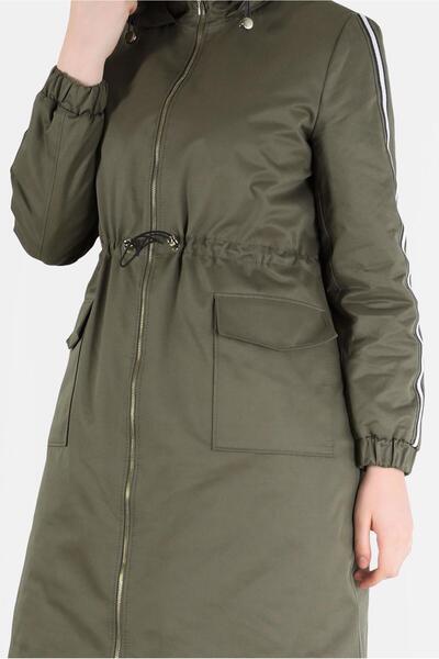 Alvina Parka 90214 - Drawstring Waist and Hooded