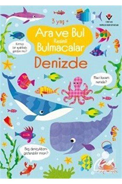 Tübitak Yayınları Ara ve Bul Resimli Bulmacalar - Denizde