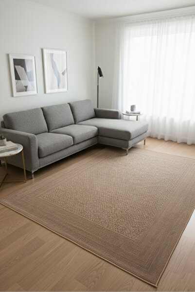 Markaev Natural Renk Modern Hasır Jüt Halı 3947a Natural