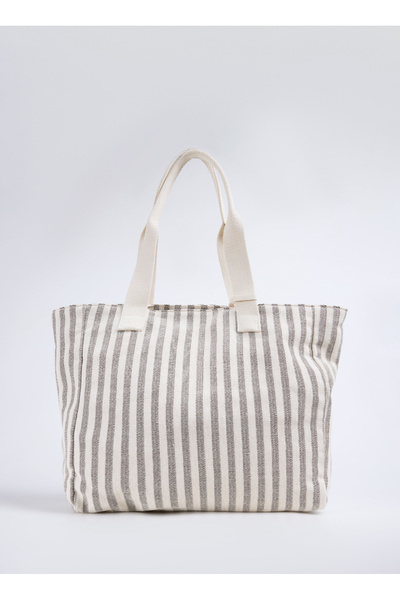 Fabrika Bej Kadın Plaj Çantası COWAL