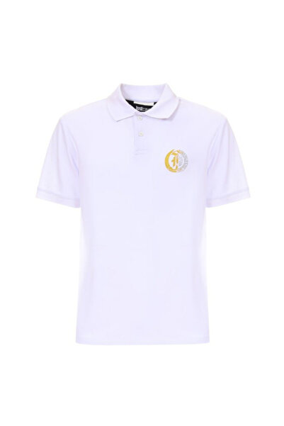 Just Cavalli Beyaz Erkek Polo T-Shirt 76OAGG19