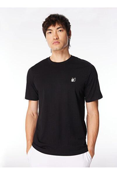 Jack & Jones Siyah Erkek T-Shirt JCODEN TEE SS CREW NECK EXC