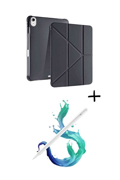 Fuchsia iPad A16 11Th Generation Nesil A16 2025 Compatible Tri-Folding Tablet Case + Palm-Rejection Tablet Pen