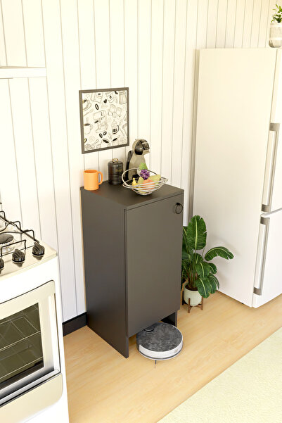 interGO KABİ Tek Kapaklı Çok Amaçlı Dolap Erzak Dolabı Kiler Dolabı Mutfak Dolabı