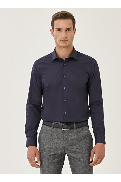 ALTINYILDIZ CLASSICS Altınyıldız Classics Slim Fit Klasik Gömlek Yaka Düz Koy...