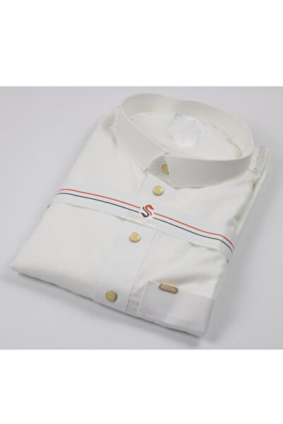 alwaseef Saudi dress with golden buttons for children, size M