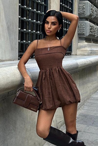 JE-TU Пола с балонни ръкави и презрамки JT8024