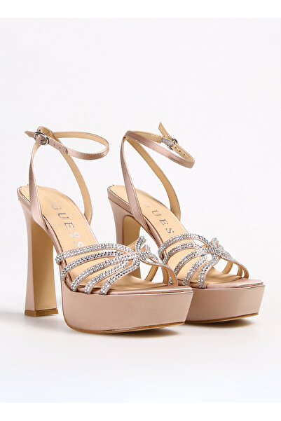 Guess Pudra Kadın Topuklu Sandalet FLPIRTSAT03NUDE