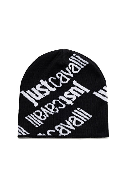 Just Cavalli Siyah - Beyaz Kadın Bere 75RAZK02