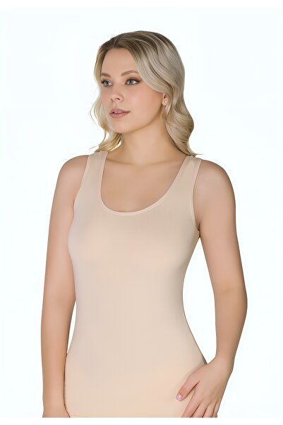 CottonVia 6 Pieces, Lycra & Cotton Thick Straps, Women's Tank Top 92% Cotton, 8% Lycra