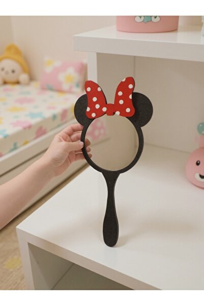 M.ART DEKORASYON Wooden Laser Cut Mdf Mirror Plexi Micky Mouse Children's Han...