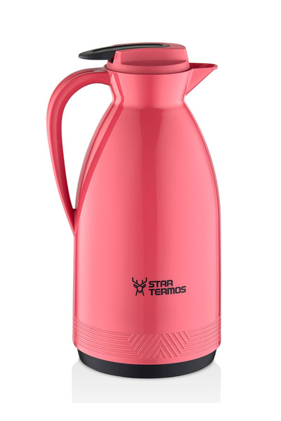 Star Termos Morepse Serisi 1.5 Lt Cam Termos Pembe | Cam İç Hazneli 12s Sıcak...