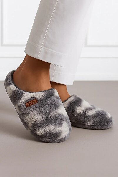 Deniz Terlik Чоловічі м'які тихі тапочки з полярним утеплювачем | Домашнє взуття |