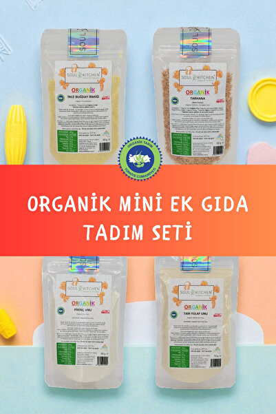 Soul Kitchen Organik Ürünler Organik Mini Ek Gıda Tadım Seti