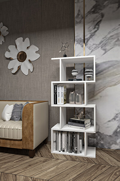BlackSea Dekoratif Kitaplık,Dörtgen Kitaplık,Aksesuar Köşesi,%100 MDF