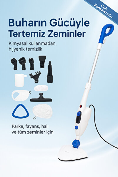Bright Elegance BE-3430 10 in 1 Çok Fonksiyonlu Buharlı Temizlik Makinesi