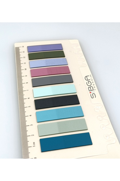 sibga tasarım Transparent Colored Postit Post-it Post It.Bookmark Bookmark Postit Sticker Note Paper 200 Sheets