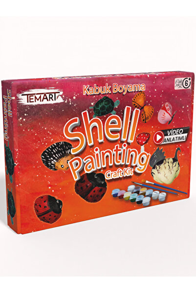 Temart Kabuk Boyama / Kamp Tema Etkinlik Seti