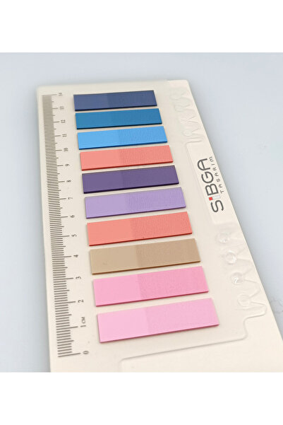 sibga tasarım Transparent Colored Postit Post-it Post It.Bookmark Bookmark Postit Sticker Note Paper 200 Sheets
