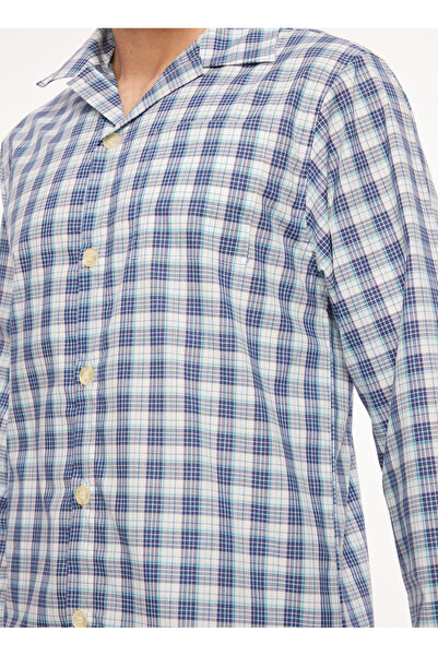 TheDon The Don Mavi - Beyaz Erkek Pijama Takımı TDNPJM001082