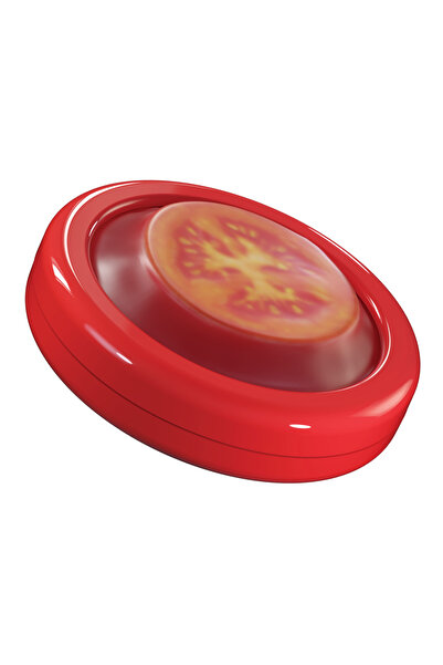 Lida Houseware 3-Piece Cut-Out Fruit and Vegetable Non-Mashing No Smell Less Space-Covering Silicone Storage Container