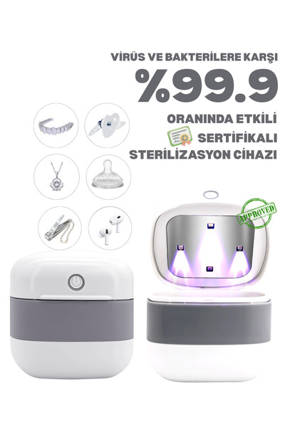 BabyFresh Taşınabilir Pilsiz UV-C Emzik ve Aksesuar Sterilizatörü