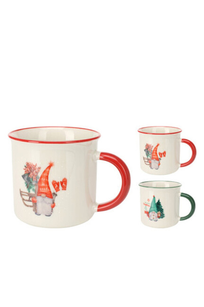 BOYNER EVDE Kupa XMS MUG NEW BONE PORCELAIN 4ASS