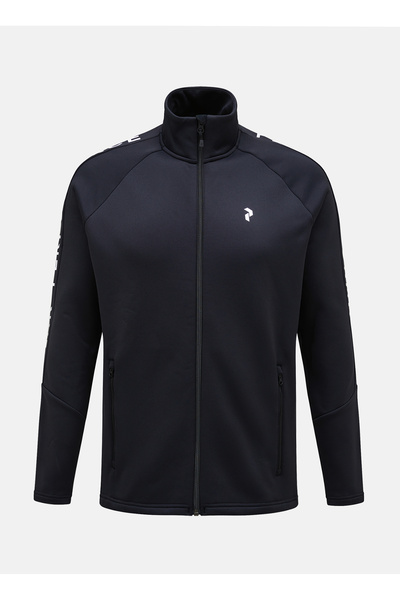 Peak Performance Siyah Erkek Dik Yaka Sweatshirt G79436050_M Rider Zip Jacket