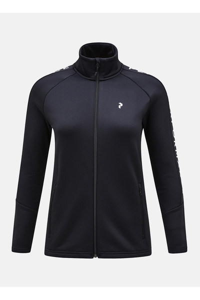 Peak Performance Siyah Kadın Dik Yaka Sweatshirt G79433020_W Rider Zip Jacket