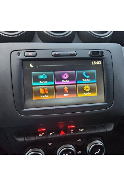 LG Duster, Sandero, Captur uyumlu CARPLAY ÖZELLİKLİ Navigasyon Ekranı Medıa Nav Evo 2