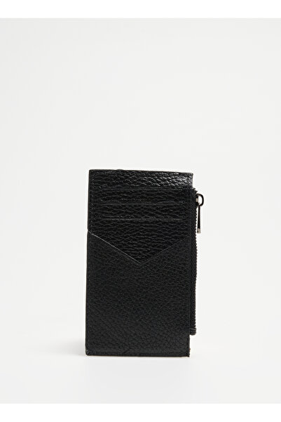 Fabrika Siyah Kadın Deri Cüzdan Frk 327 Flt