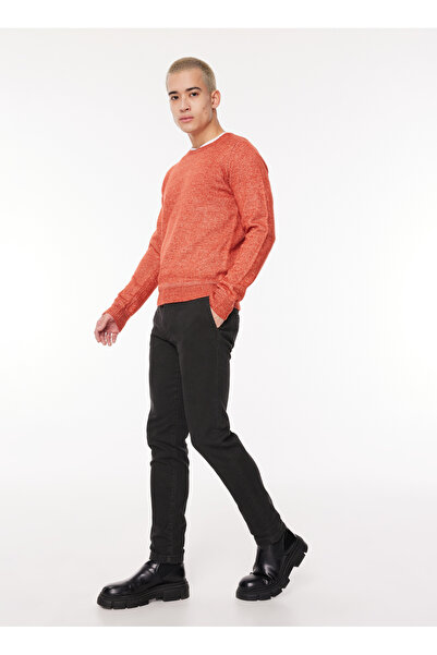 Fred Mello Normal Bel Normal Paça Slim Fit Lacivert Erkek Pantolon FM23W20PU