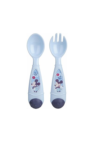 kbobaby Disney Bebek Mickey Abc Çatal Kaşık Seti