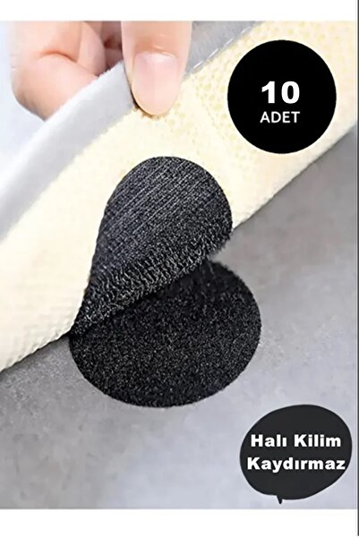 Kitchen Beauty Pratik 10 Adet Halı Kilim Minder Nevresim Örtü Kaydırmaz Cırt Bant Seti Yapışkanlı Halı Kaydırmaz