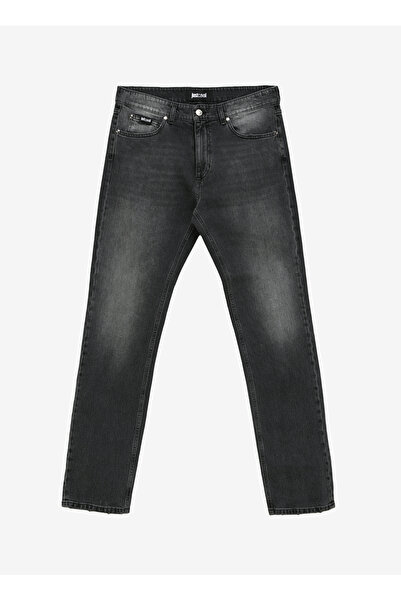 Just Cavalli Normal Bel Normal Paça Slim Fit Siyah Erkek Pantolon 75OAB5S0