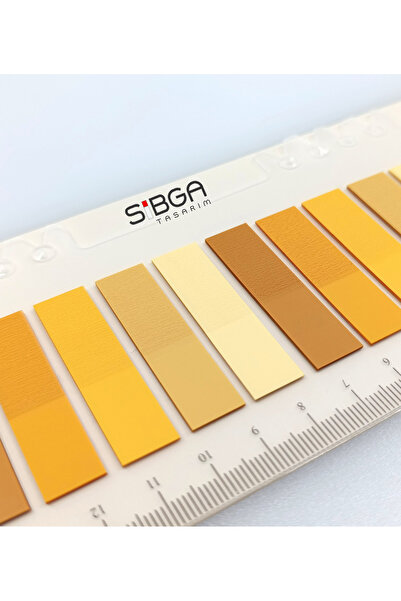 sibga tasarım Transparent Yellow Shades Postit Post-It Post It. Bookmark Bookmark Post-It Sticker Note Paper 200 Sheets