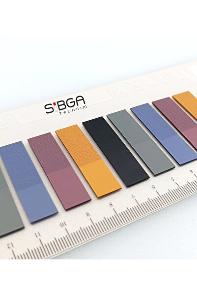 sibga tasarım Transparent Color Postit Post-It Post It. Book Marker Bookmark Postit Sticker Note Paper 200 Sheets