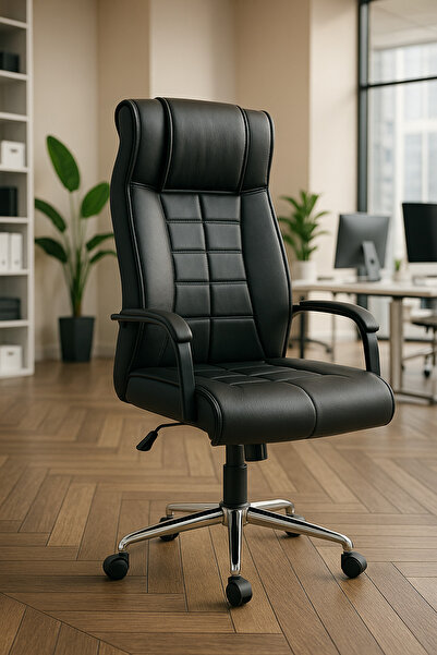 sadık ofis Ergonomik yüksek sırtlı rahat ofis koltuğu