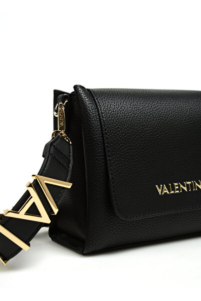 Valentino Siyah Kadın 10x21,5x15 cm Çapraz Çanta VBS5A806001