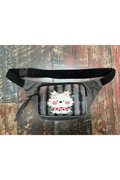 Street Bag Ethnic Authentic Dog Pattern Casual Travel Waist Bag Multi-Pocket Water Resistant Waterproof